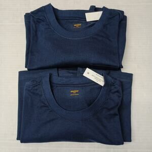 2 Brahma Short Sleeve Work T-Shirt 2XLT 50-52 Blue Pocket